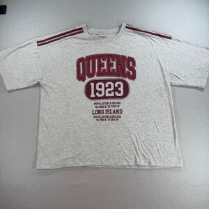 Vinyl Threads Queens 1923 Long Island Men's XXL Graphic T-Shirt